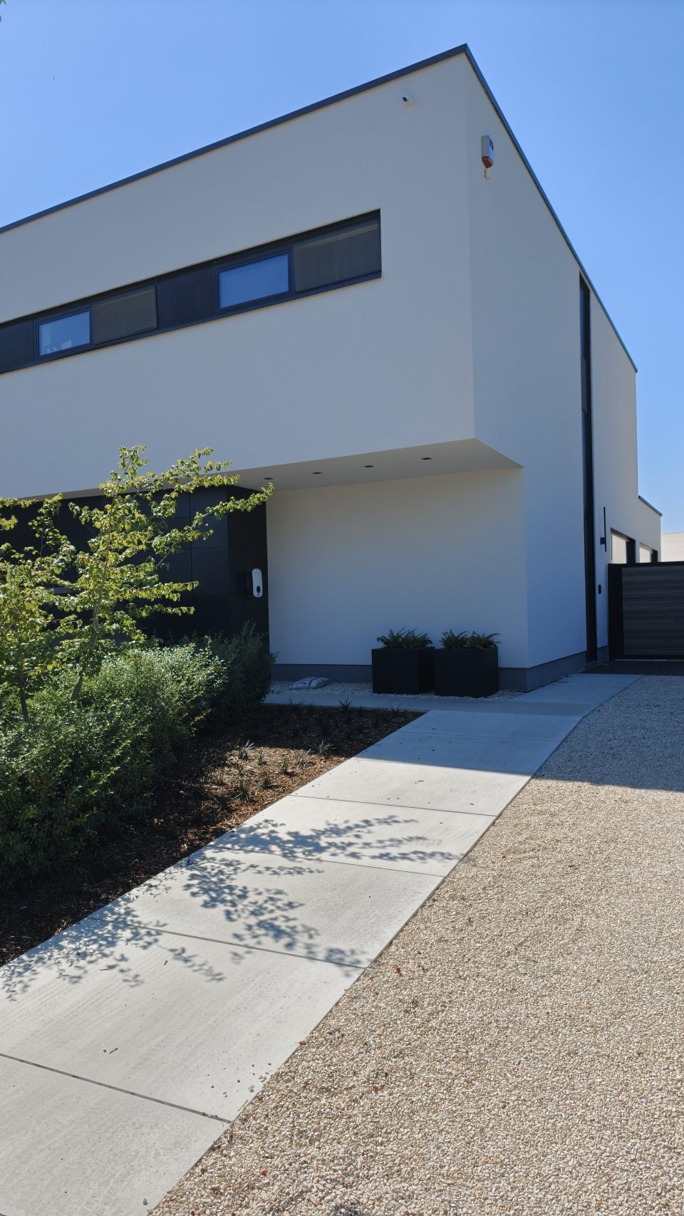 Vooraanzicht van de woning