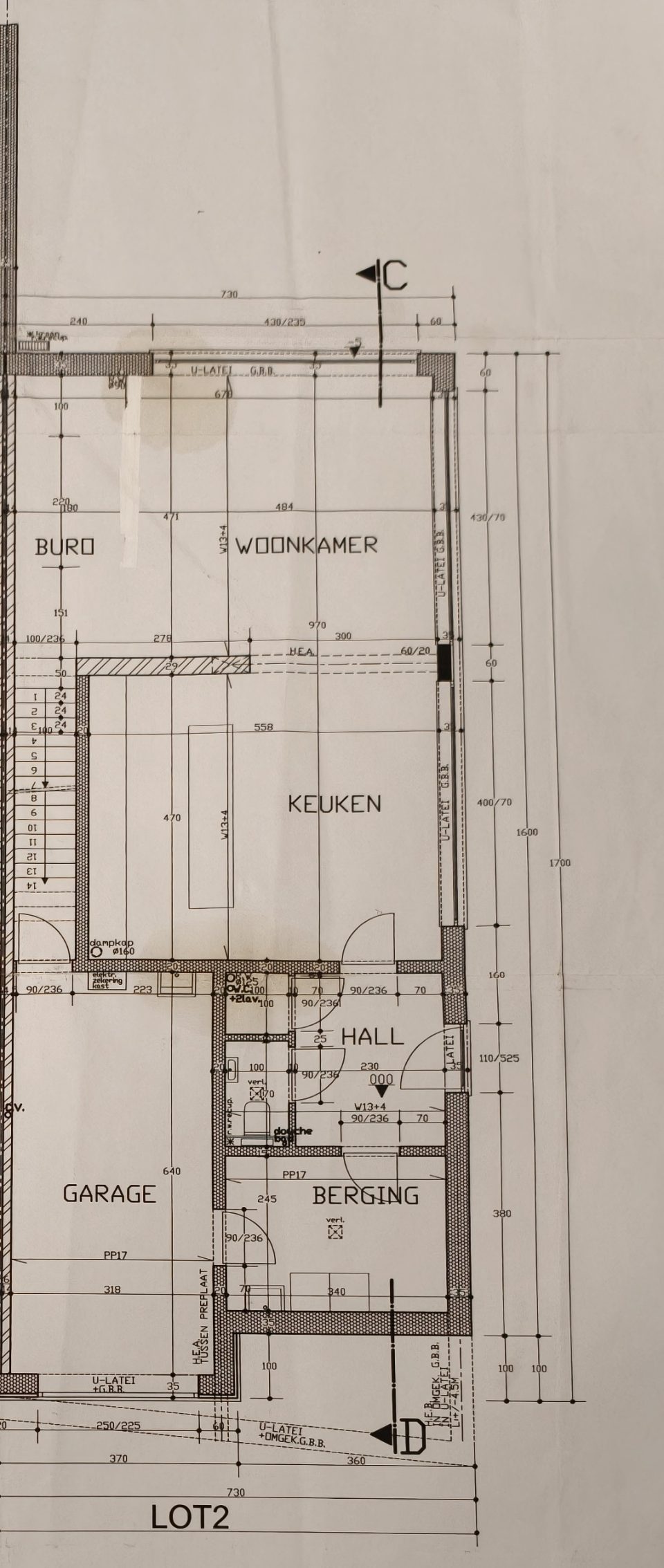 Grondplan gelijkvloers