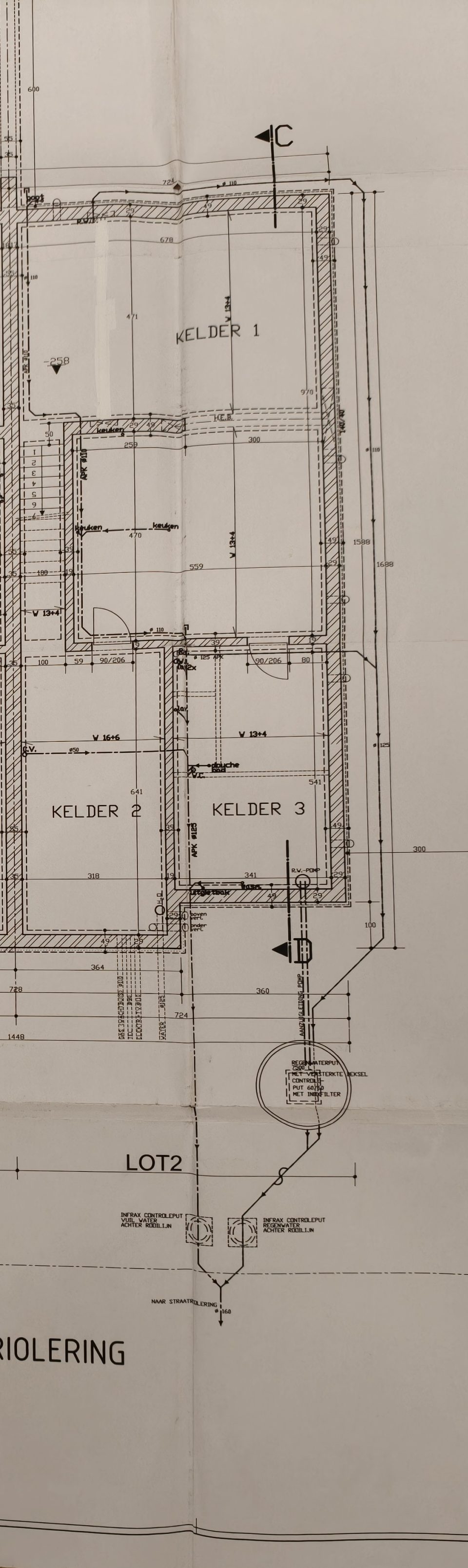 Grondplan kelder